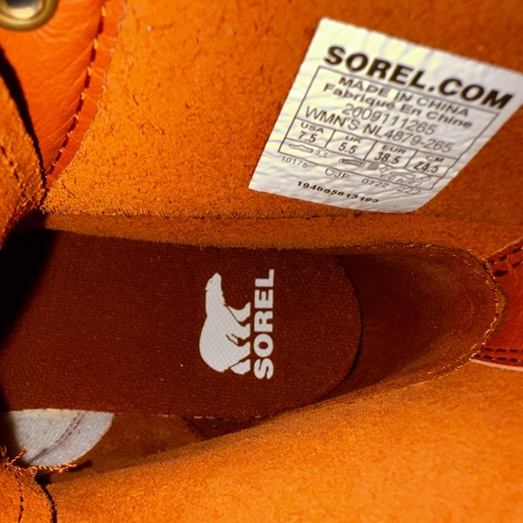 Sorel Tan Lace-Up Boots - Picture 11 of 12